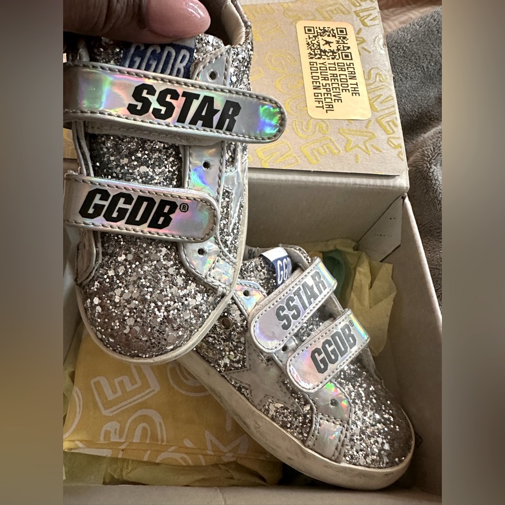 Glitter Golden Goose Toddler